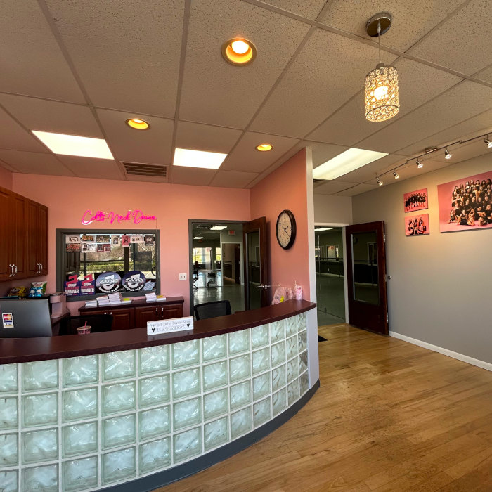The reception area is where you'll meet our staff.